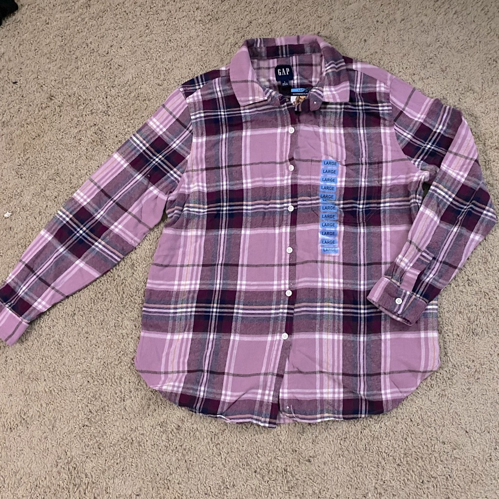 Women’s Long Sleeve Flannel Shirt
